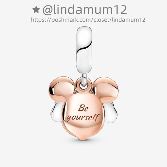 Pandora Disney Mickey Mouse Double Dangle Charm - Picture 4 of 6